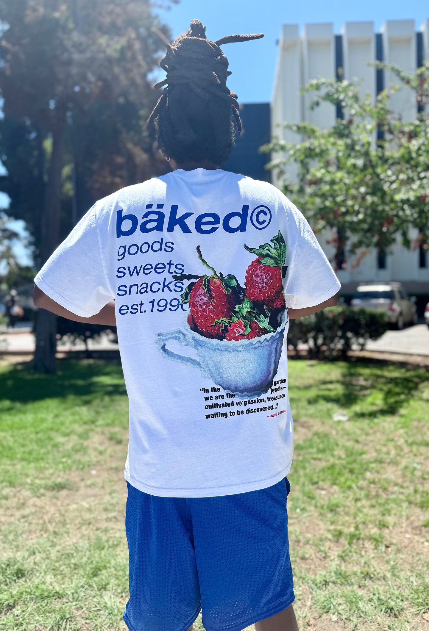 Fruits of Labor Tee - Strawberry