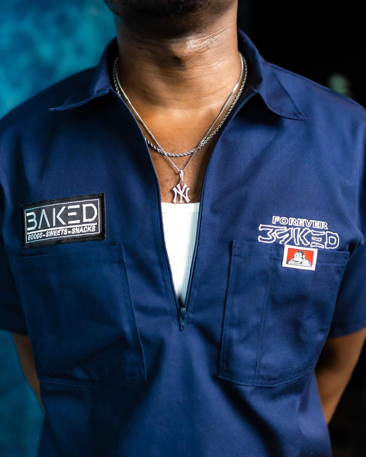 Forever BAKED Half Zip Shirt