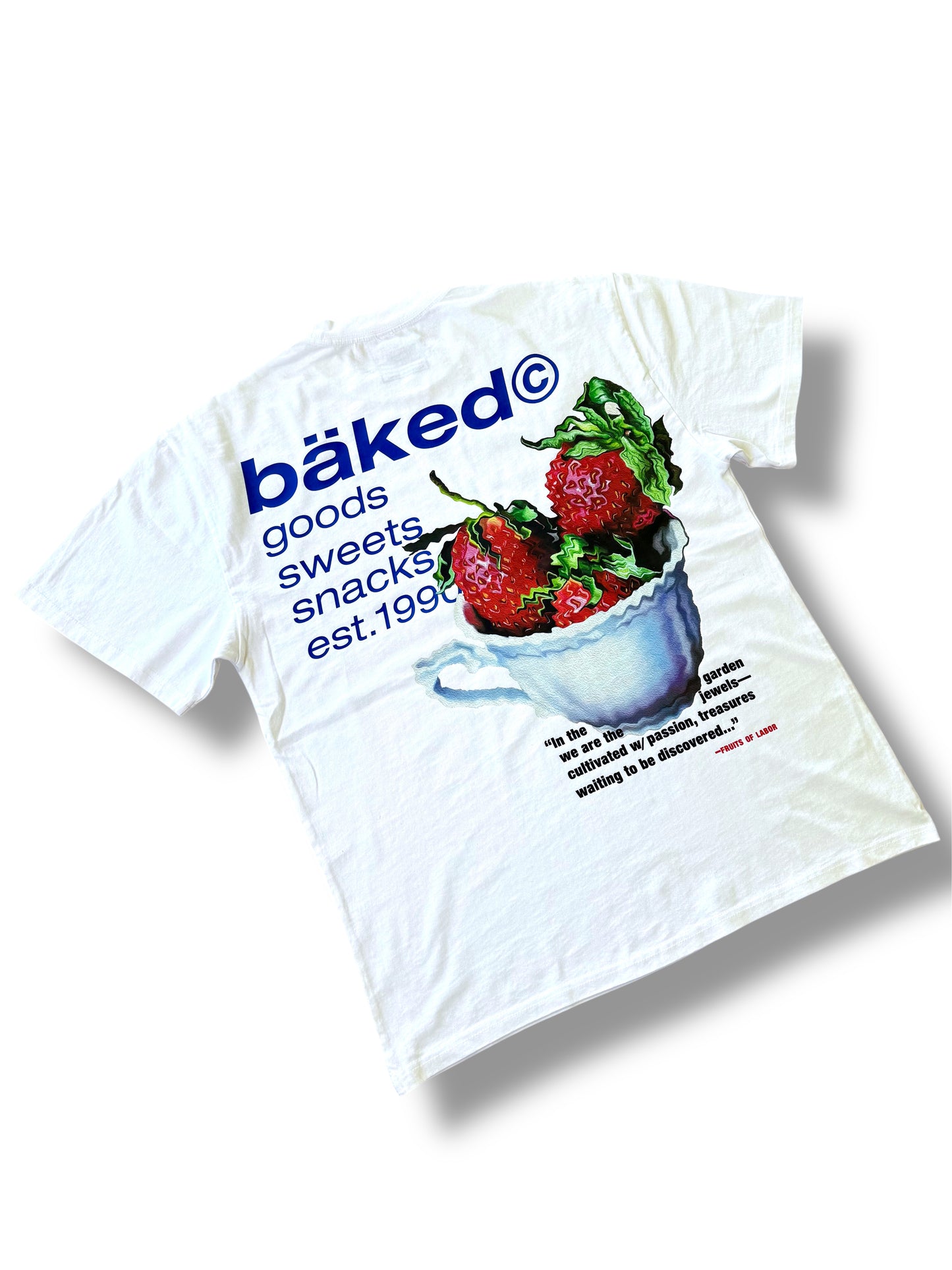 Fruits of Labor Tee - Strawberry