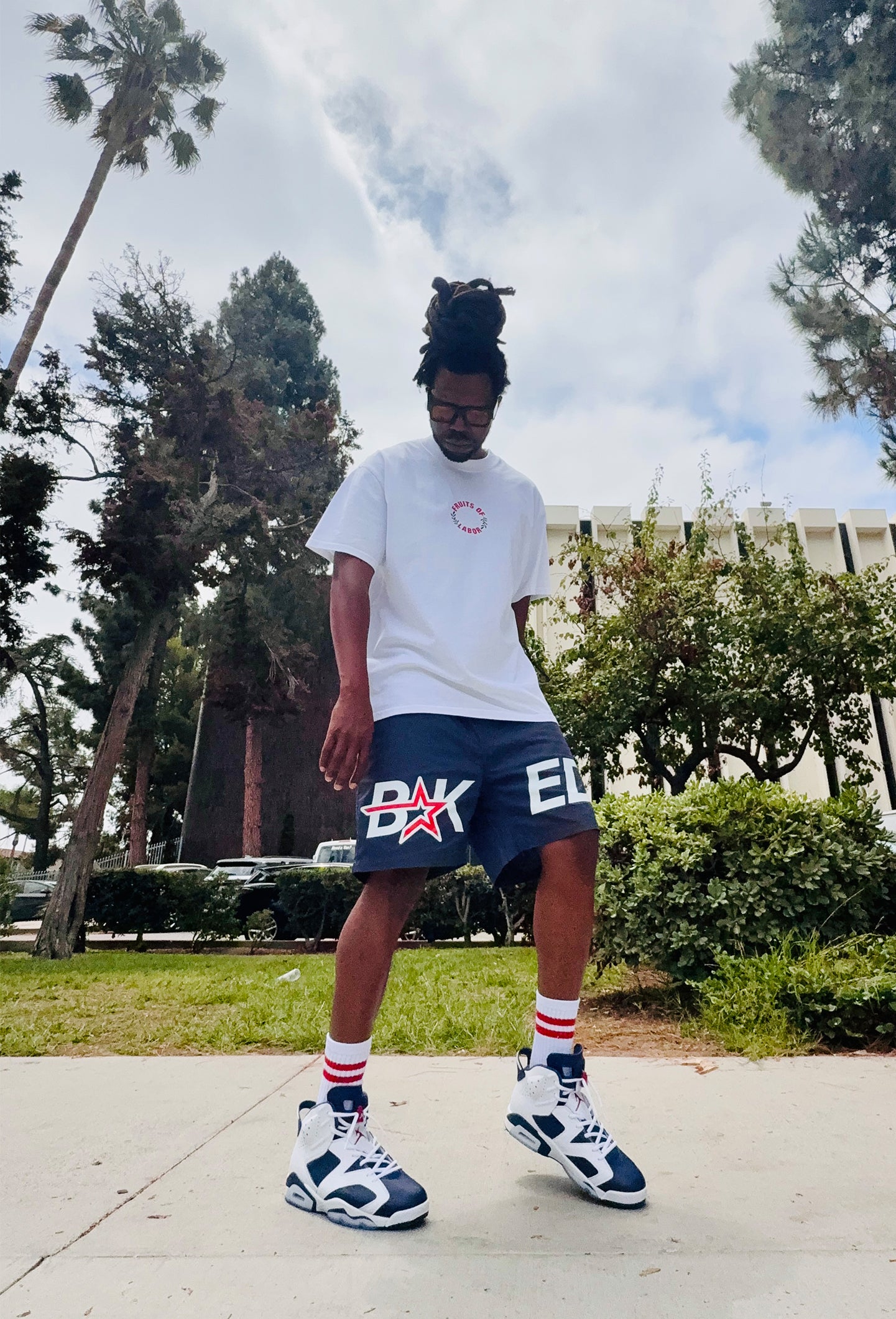Fruits of Labor Tee - Blueberry