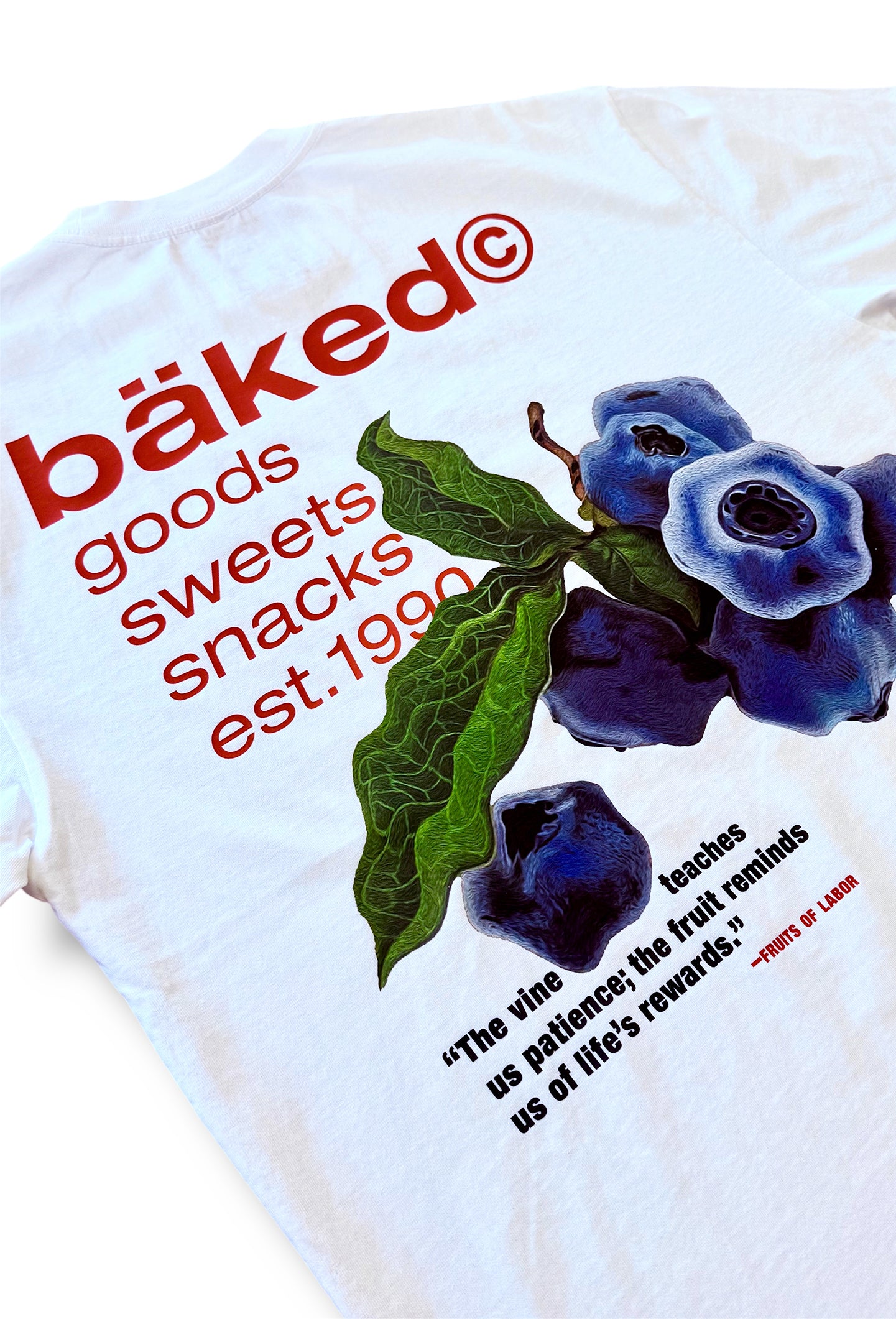 Fruits of Labor Tee - Blueberry